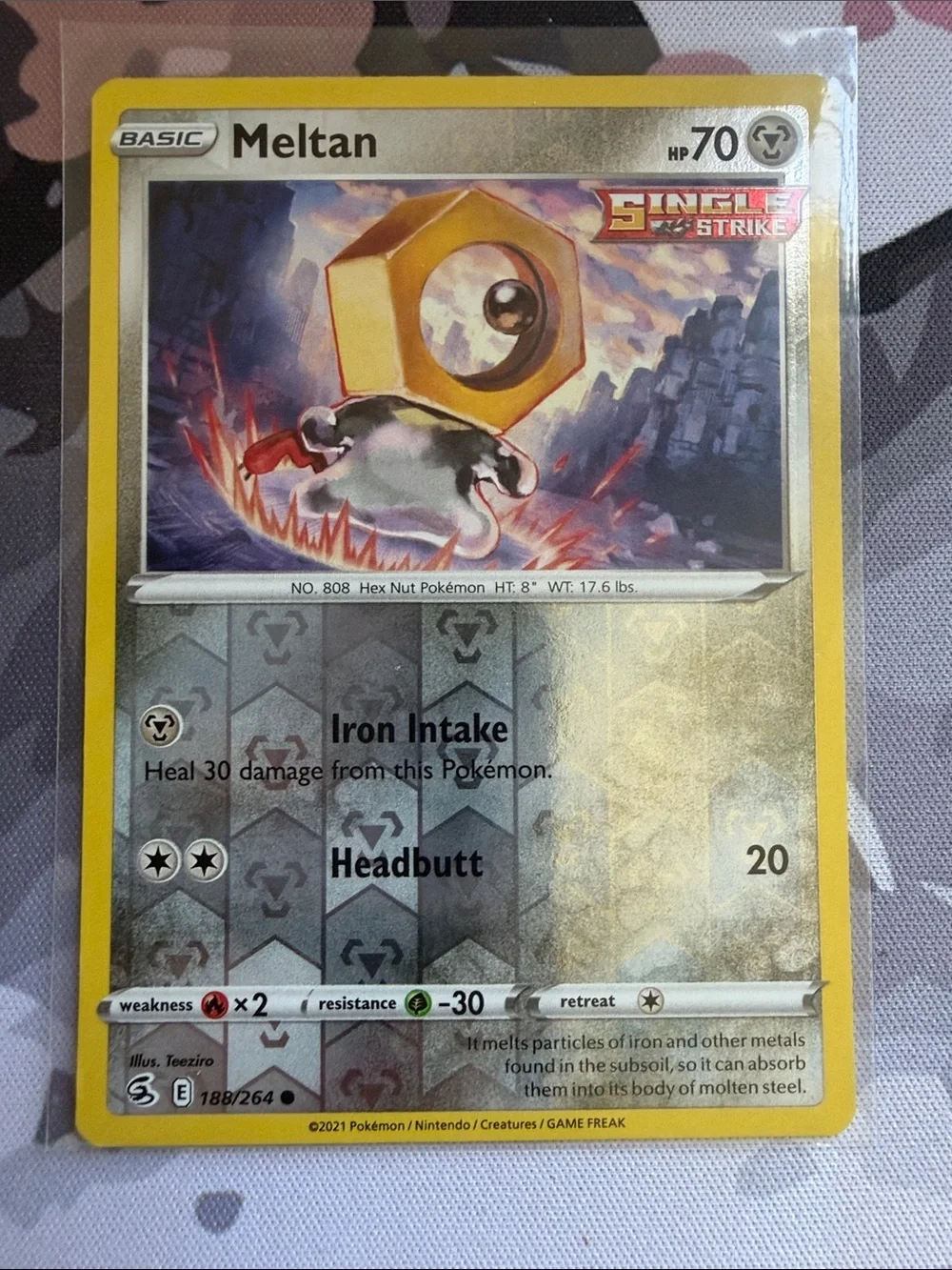 ⚙️ Meltan & Melmetal Evolution Pokémon Card Lot | 5 Holo & Reverse Holo Cards ✨5